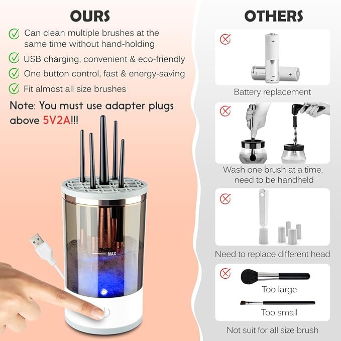 VIVENZA™-Electric Makeup Brush Cleaner
