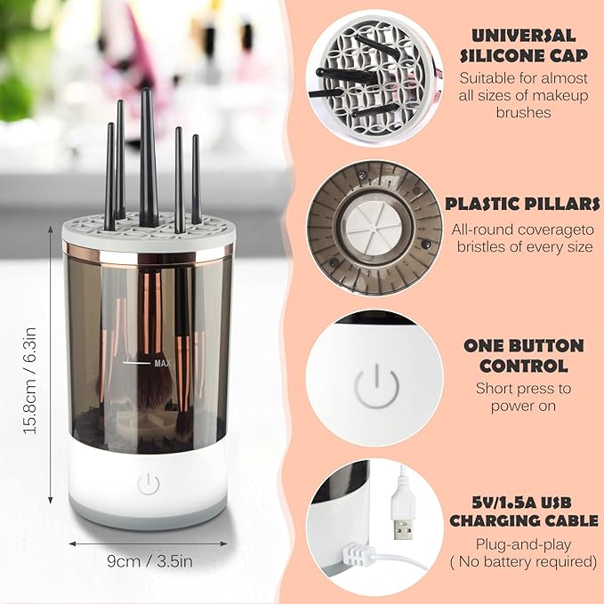 VIVENZA™-Electric Makeup Brush Cleaner